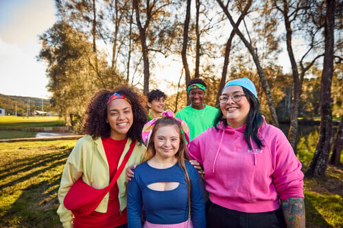 some young people wearing bandannas