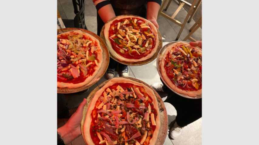 four pizzas